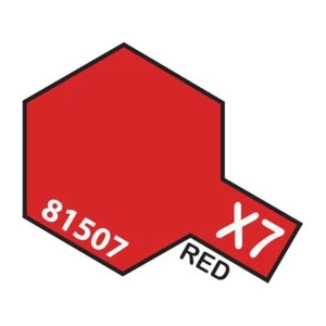TAMIYA Acrylic Paint X-7 Red 10ml - Picture 1 of 2