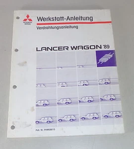 Manual de Taller Mitsubishi Lancer Vagón Eléctrico Diagramas Cableado Ab Año 89 - Imagen 1 de 1