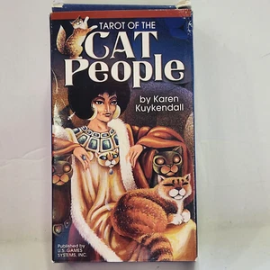 Tarot der Katzenmenschen 80 Karten Anleitung US Spiele 2004 EVC - Bild 1 von 11