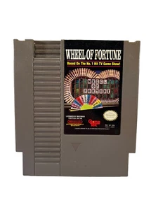 Wheel of Fortune (Nintendo NES, 1988) Authentic Cart  Working - Picture 1 of 5