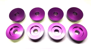 REAR CRADLE SUBFRAME SOLID BUSH KIT 8pc BILLET for Nissan CEFIRO A31 09/88-08/94 - Picture 1 of 2
