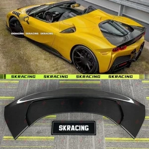 Plain/Twill Dry Carbon Fiber Rear Trunk Spoiler Wing Fits For Ferrari SF90 20-24 - Bild 1 von 51