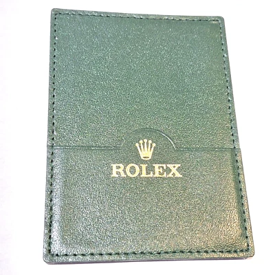 ROLEX Document Holder Green Leather - Image 1 of 4