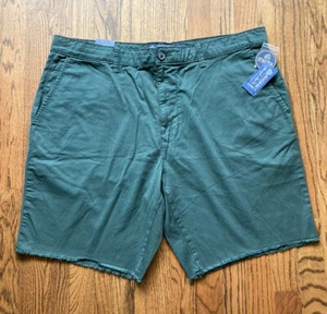 American Rag Shorts 40 Green Casual Slim Fit Chino Pockets Cutoff NN#798 - Picture 1 of 8