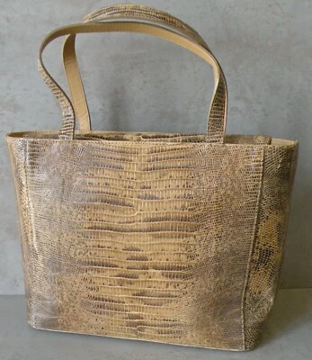 JIMMY CHOO DOES THE SMARTEST TOTE HANDBAG IN EXOTIC PYTHON SNAKESKIN - Image 1 of 4