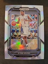 2023-24 Prizm Draft Picks Silver Prizm Parallel #72 Kyrie Irving  Blue Devils