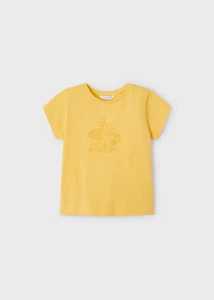 MAGLIA T SHIRT MAGLIE BIMBA MAYORAL 00174 174 COTONE 41 GIALLO ORIGINALE PE 2024 - Picture 1 of 3