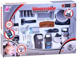 Kinder Rollenspiel - Barbershop Friseur Spielset - Haar Dresser Set mit Zubehör - Bild 1 von 5