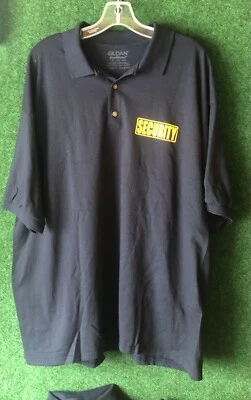 Polos de segurança Gildan (7) cor azul marinho. 3 médios, 2 pequenos, 2 XXL. Tudo novo. - Imagem 1 de 4