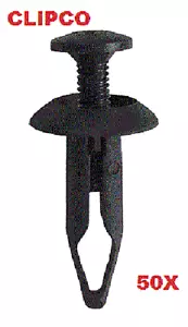 Clip Tapizado, Cuerpo Sujetador Clip, X 50 Para Ford , Vauxhall / Opel. n803946s - Imagen 1 de 3