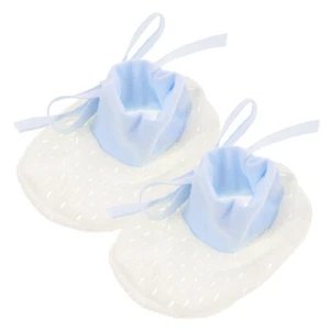 Fundas anti guantes para pies de bebé niña recién nacido para evitar arañazos - Imagen 1 de 12