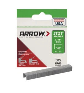 Lot Of (10) Arrow 215 Genuine JT21 5/16" Staples, 1,000-Pack 10,000 total - Picture 1 of 1