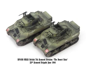 S-Modell 1/72 British M3A3 ""The Desert Rats"" 2 Panzer im Set Fertigmodell - Bild 1 von 8