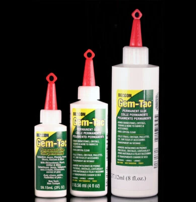 BEACONS Beacon Gem-Tac™ Glue in Original Precision Tip Bottles for Crystals