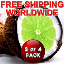 TAHITIAN COCONUT LIME Scented Potpourri Sachets VEGAN & CRUELTY FREE