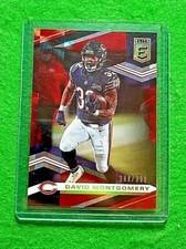 DAVID MONTGOMERY RED REFRACTOR CARD SP#/399 BEARS 2020 PANINI DONRUSS ELITE SP 