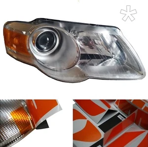 US-Design-Folie für Scheinwerfer Blinker VW Passat B6 3C li/re. style klein - Bild 1 von 3