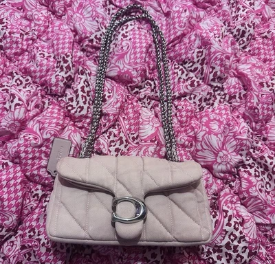 Bolso de Hombro COACH Tabby 20 Bailarina Acolchada CBG33 Rosa Foto 1 de 3