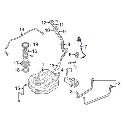 For Mazda 3 2004-2009 Mazda BN8B4256XC Fuel Line Foto 1 de 2
