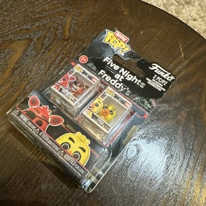 Funko Bitty POP!: Five Nights at Freddy's 2-Pack - Foxy & Chica (FNAF) [New Toy] - Picture 1 of 2