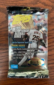 Topps Series 1 Baseball 1997 - Confezione sigillata in fabbrica | Ken Griffey Jr. - Foto 1 di 2