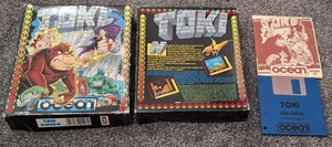 TOKI Amiga Game Ocean Software - Boxed Tested & Working Very Rare - Afbeelding 1 van 11