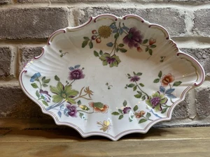 Vtg Richard Ginori 1735 Granduca Coreana shell dish Scalloped Bowl Centerpiece - Picture 1 of 8