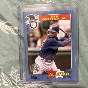 2022 Topps Series 2 - 1987 Topps All-Star Baseball Ken Griffey Jr #87AS-5 Blue - Picture 1 of 2