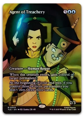 Agent of Treachery (Borderless) #9 (Foil) (NM) TLE Magic MTG - Image 1 of 2