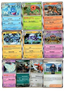 Pokemon Holo Raro Set Completo di 10 - Fiamme Ossidiana - Entei Darkrai Thundurus - Foto 1 di 1