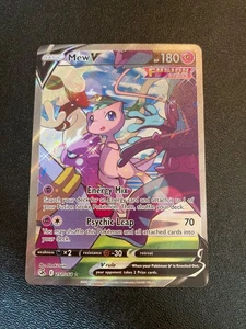 Pokemon Mew V (Alternate Full Art) 251/264 Swsh08: Fusion Strike Holo - Picture 1 of 2