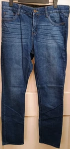 Liz Claiborne Damen Jeans Größe 10 klassisch schmales Bein mittlere Waschung Stretch Denim - Bild 1 von 4