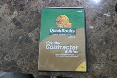 Intuit Quickbooks 2004 Premier Contractor Edition Upgrade Only EUC w/Key Code - Image 1 of 2