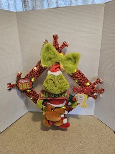 Homemade Grinch Light Up Christmas Decor 22x22 - Picture 1 of 9