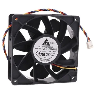 Ventilador de refrigeración GPU de alta velocidad 120X120X38 mm DC 12V 2.7A 4 cables para Delta QFR12GHE - Imagen 1 de 4