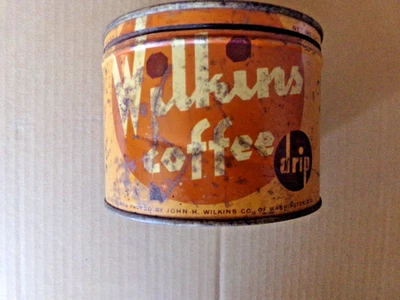 Vintage 1 Pound Wilkins Coffee Tin - Image 1 of 4