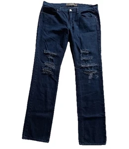 Victoria's Secret - Pink - Limited Edition Distressed Jeans Gr. 12 Dark Wash - Bild 1 von 13
