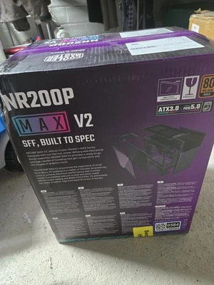 Cooler Master NR200P MAX V2 Mini-ITX PC SFF Case  Top-Mount 280mm AIO w/850W PSU - Image 1 of 4