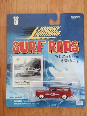DE COLECCIÓN "JOHNNY LIGHTNING " VARILLAS DE SURF" COLGAR 10 HOMBRES "CARRO RAMBLER Y CLIP EXTRA Foto 1 de 2