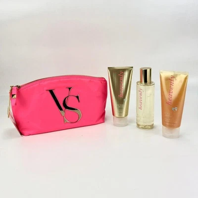 Victoria's Secret Pink Bag: Heavenly Angel Touch Lotion, Angel Mist, Angel Wash - Image 1 of 4