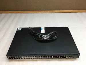 Dell Networking X1052 48 Port Gigabit PoE+ Ethernet Switch w/ Power Cable - Picture 1 of 8