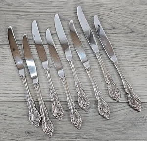 Oneida Community Stainless Flatware BRAHMS Pattern - Dinner Knives - Set of 8 - Picture 1 of 4