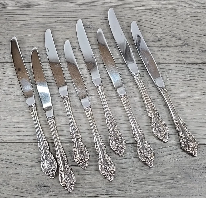 Oneida Community Stainless Flatware BRAHMS Pattern - Dinner Knives - Set of 8 - Image 1 of 4