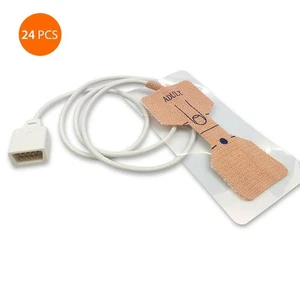 SAS-AF Compatible Adult Non-woven Adhesive SpO2 Sensor 0.9m, 24Pcs - Picture 1 of 2