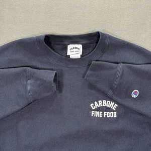Champion Reverse Weave Sweatshirt Gr. XL blau Carbone Fine Food Pullover Fleece - Bild 1 von 12