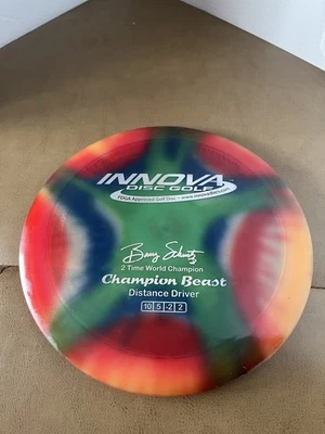 Innova Disc Golf Barry Schultz 2x Champion Beast 172g Tie-Dye Distance Driver - Image 1 of 3