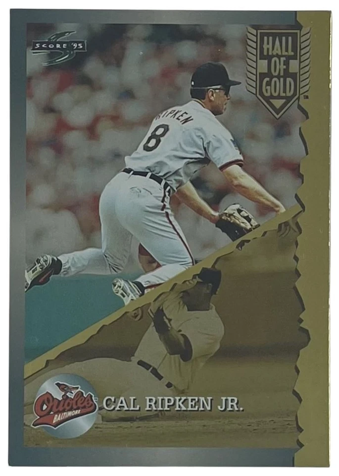 1996 Score Hall of Gold #HG6 Cal Ripken Jr. Baltimore Orioles - Image 1 of 2