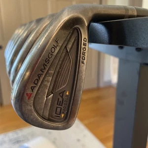 Used Men's Adams Idea Pro Gold Iron Set | #5-#9, PW Project X 5.5 Rifle Flighted - Picture 1 of 8