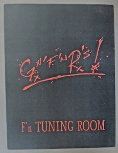 Guns n' Roses Backstage Door Sign ! 8.5" X 11" -- "F'n Tuning Room" ! - Picture 1 of 1