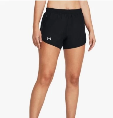 New Under Armour Women’s Shorts Black XL Cotton Workout Athletic - Image 1 of 4